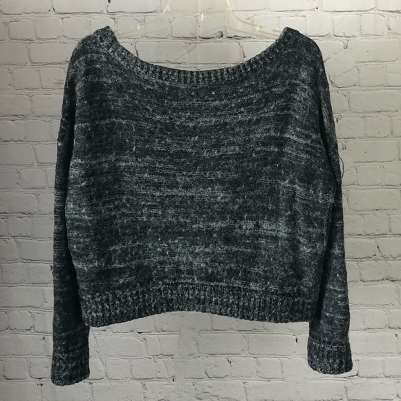 SWEATER - Free People cropped fuzzy wool/angora blend sweater. Size medium. - Picture 8 of 12
